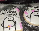 Foto del paso 3 de la receta: Galletitas de flork en masa de jengibre y glasé!!🤗🤗