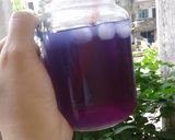 Hình bước làm 3 của món Trà hoa đậu biếc chanh tươi