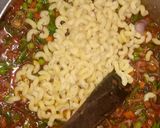 A picture of step 7 of Stir-fry veggies macaroni.