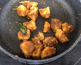 A picture of step 2 of Crispy Taro fry / cheppakizhangu fry.