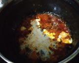 A picture of step 2 of Dum paneer handi masala with Lachha Paratha.
