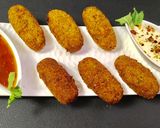 A picture of step 16 of Cheesy Vegetable Croquettes With LeftOver Roti.