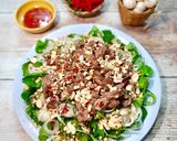 Hình bước làm 4 của món Gỏi Rau Má Thịt Bò