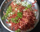 કોબી ગાજર મરચા નો સંભારો (Cabbage carrot mirch salad Recipe in Gujarati) રેસીપી સ્ટેપ2ફોટો