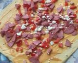 Pas rețetă Plăcintă cu ingrediente de pizza 5 fotografie