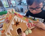 Foto del paso 8 de la receta: Casa de Galleta Jengibre Navideña