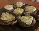 Camembert-es töltött gomba recept fázis 3 fotója