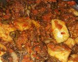 Foto langkah ke 5 dari resep "Balado tahu,tempe,petai & udang kering".