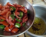 A picture of step 8 of Bhuni Lauki.