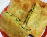 Foto langkah ke 5 dari resep Martabak Telur dan ayam ala Penjual pinggir jalan.