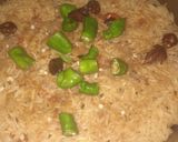 A picture of step 5 of Chola pulao.