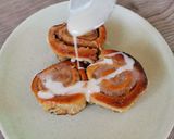 Gesztenyés csiga (szénhidrát csökkentett) recept fázis 6 fotója