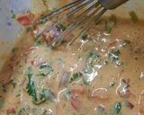 A picture of step 4 of Omlate Paratha 😋.