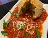 A picture of step 5 of Meatball Wellington.