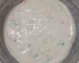 Foto langkah ke 6 dari resep Blue-Orange Sprinkles Sourdough Bread.