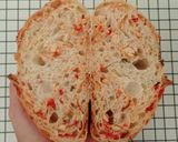 Foto langkah ke 26 dari resep Sambal Tempe Kemangi Sourdough Bread (Open Bake Method).