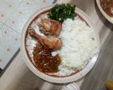 A picture of step 3 of Guinness chicken.
