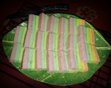 Foto langkah ke 17 dari resep Bolu Rainbow Kukus 7 Telur.