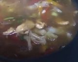 A picture of step 12 of Chicken veg manchow soup.