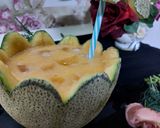 A picture of step 3 of Sweet melon 🍈 juice 😋.