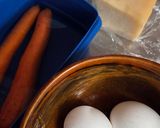 Foto del paso 1 de la receta: Soufflé de zanahoria y queso 🥕 🧀 fácil, rápido, pocos ingredientes, económico, saludable y saciante