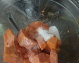 Hình bước làm 2 của món Sinh tố đu đủ