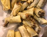 Hình bước làm 4 của món Chả giò trong,ngoài sake