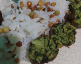Foto del paso 5 de la receta: Bocaditos de espinacas y papas ralladas🫢🤗 acompañe con arroz, lentejas y arvejas 🤗❤️‍🩹
