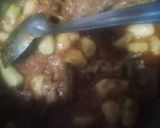 A picture of step 2 of Arvi gosht.