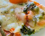 Foto del paso 6 de la receta Pizza de verduras con huevo