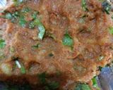 A picture of step 2 of Leftover makeover kutchhi Dabeli chilli Bhajiya (pakoda).