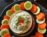 A picture of step 4 of Raw Banana Raita.