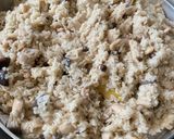 Foto langkah ke 3 dari resep Steam Rice Chicken Mushroom.