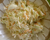 A picture of step 1 of Coleslaw.