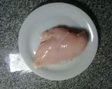 Foto del paso 1 de la receta: Sándwich de pollo en hebras
