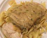 A picture of step 9 of Easy Peasy Butter Chicken and Noodles.