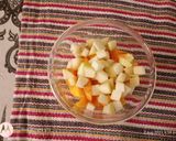 A picture of step 2 of Babugosha mango fruit salad.