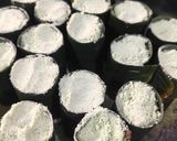 Foto langkah ke 5 dari resep Kue Putu Pandan tanpa Bambu.