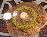 A picture of step 8 of Navratri saymak rice.