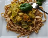 Chicken curry z makaronem krok przepisu 6 zdjęcie