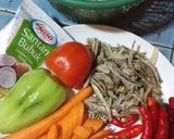 Foto langkah ke 1 dari resep Sayur santan teri tempe.