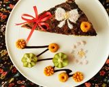 عکس مرحله 10 از دستور کیک کدو حلوایی با ماکروفر🥮🎃