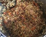 Foto del paso 7 de la receta: Majadito de carne y calabresa