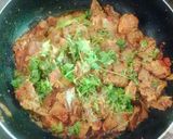 A picture of step 5 of Mutton karahi.