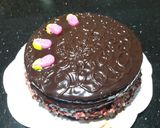 صورة لخطوة 12 من وصفة كيكة بنكهة الفراولة 🍓