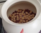 A picture of step 2 of Red Bean Chickpea Corn Sweet Potato Soup.