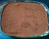 A picture of step 7 of Eggless Tiramisu.