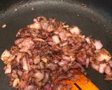 A picture of step 4 of Sweet and Spicy Caramelised Onion grilled cheese sandwich.