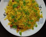 A picture of step 3 of Satvik poha.