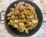 Foto del paso 4 de la receta: Raxo con queso de Arzúa, setas y cebollas